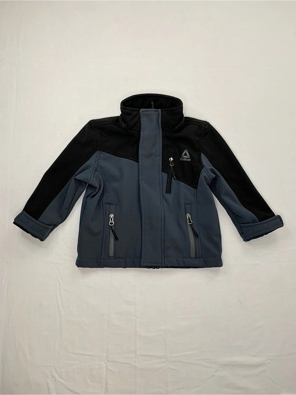 Reebok Boys Softshell Jacket Boys Size 2T Black & gray